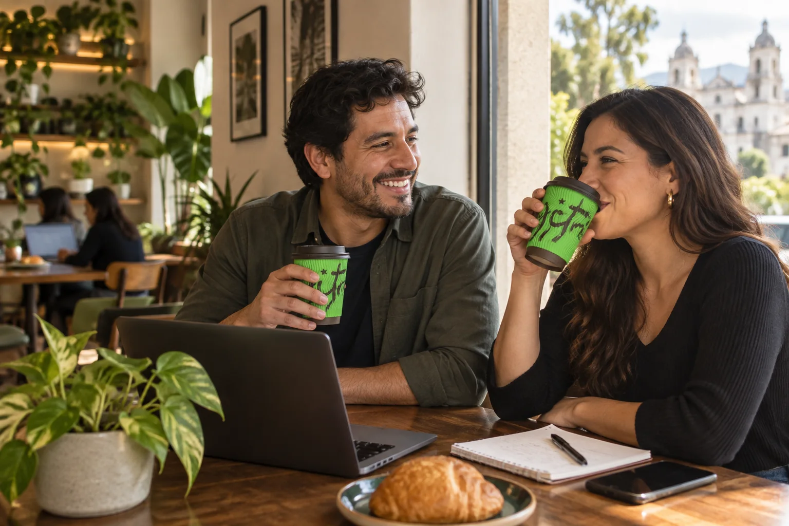 Una pausa de trabajo con café Gitane