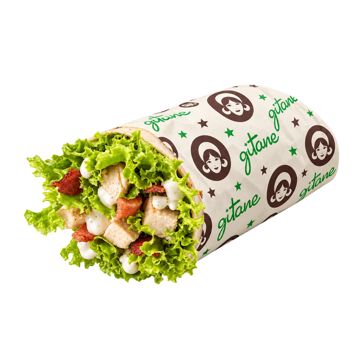 Wrap Pollo y Tocino de gitane